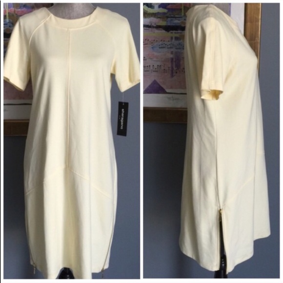 Sharagano Soft Stretchy Dress with Zippers - Picture 1 of 3